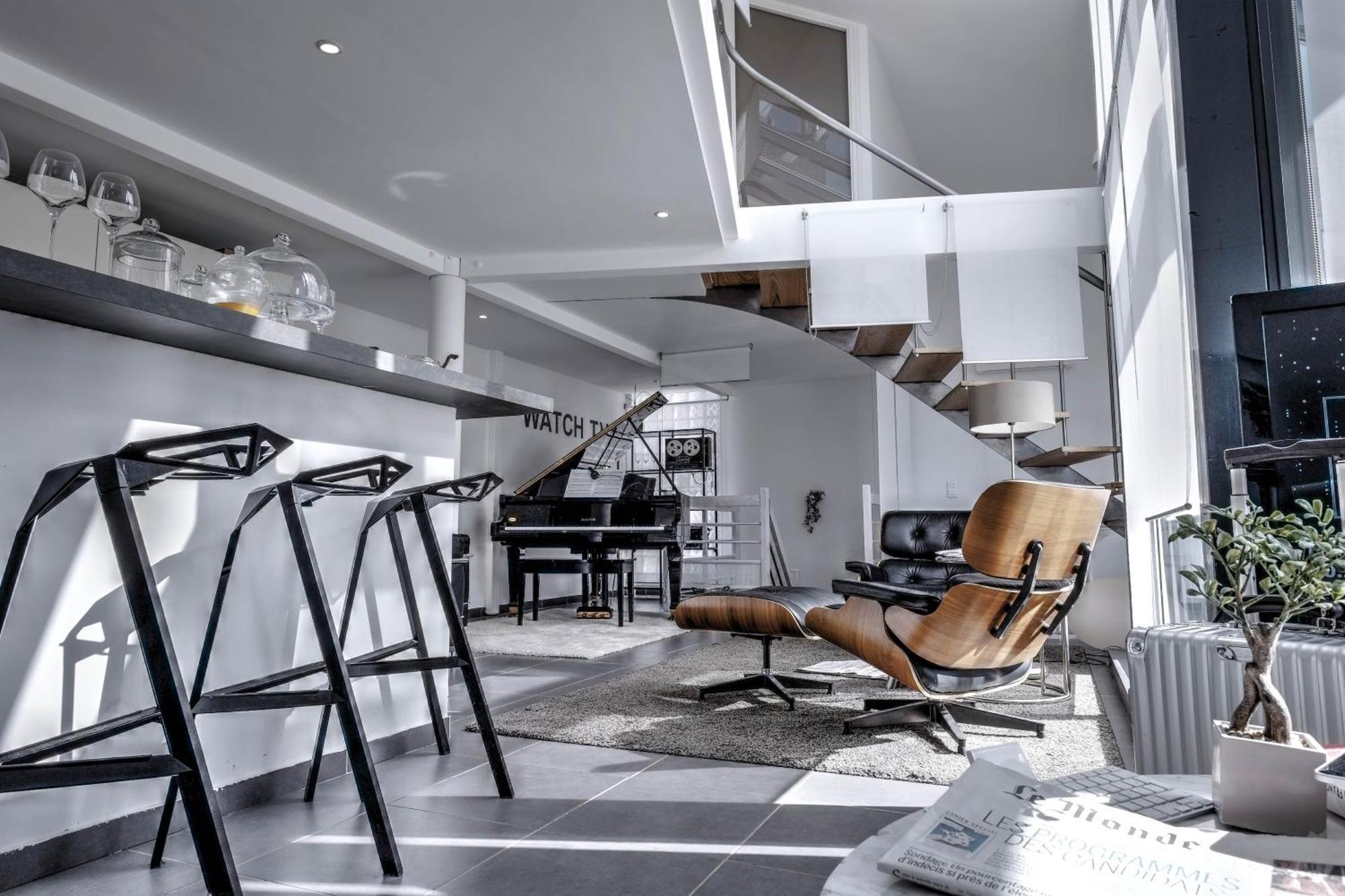 Ferienwohnung Beautiful Loft 130M2 Sun And Free Parking Ok 1M95 La Garenne-Colombes Exterior foto